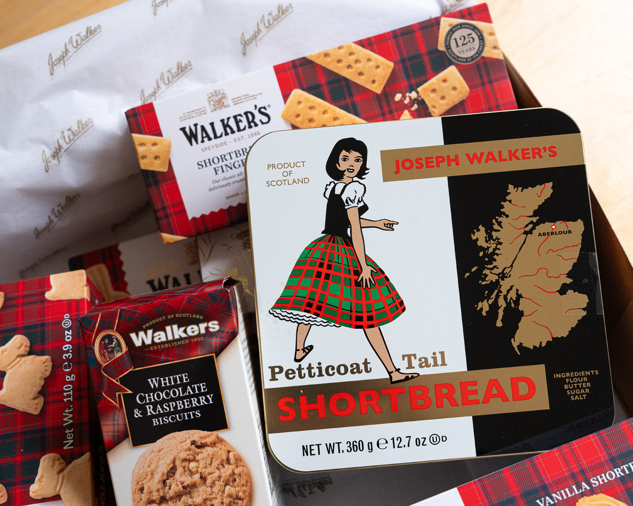 Shortbread shapes assortment for premium gifting