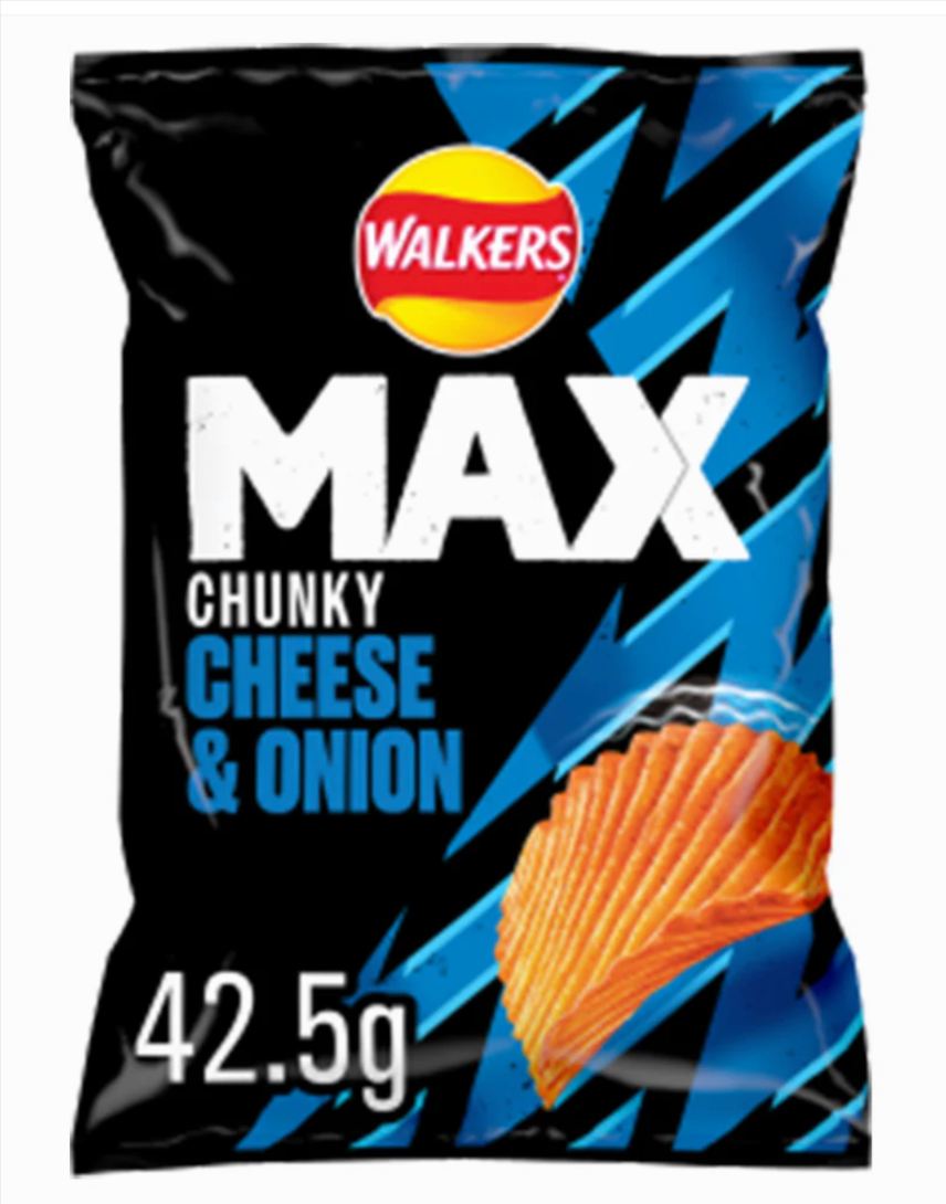 Ridged potato crisps for bold and satisfying crunch