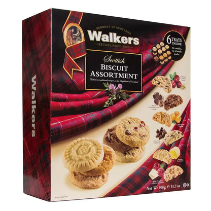 Walkers Scottish Biscuit Assortment 900g with mixed biscuits