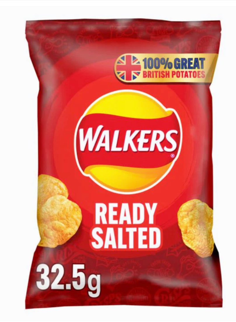 Classic flavour Walkers crisps suitable for everyone