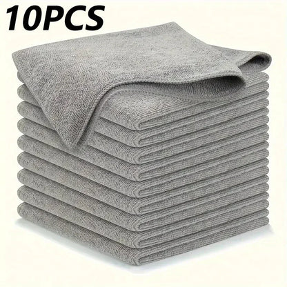 Washable reusable microfiber cleaning towel