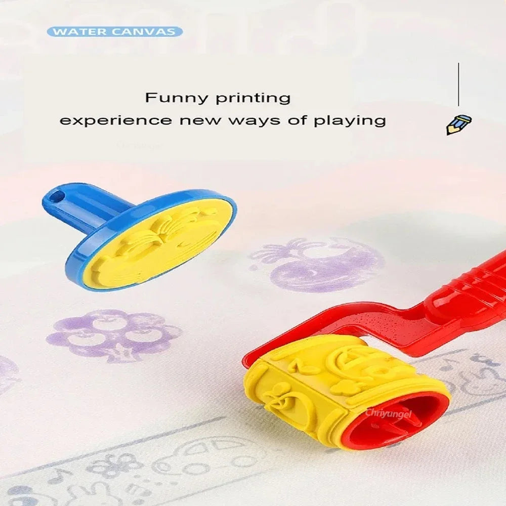 Kids doodle mat water resistant nylon backing safe material