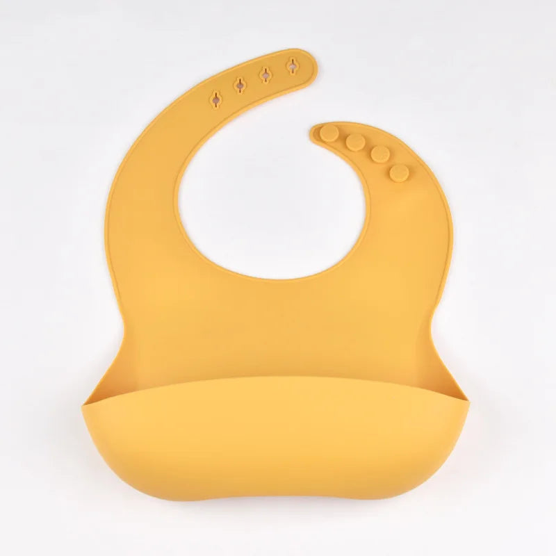 Waterproof infant feeding bib for mess free mealtimes