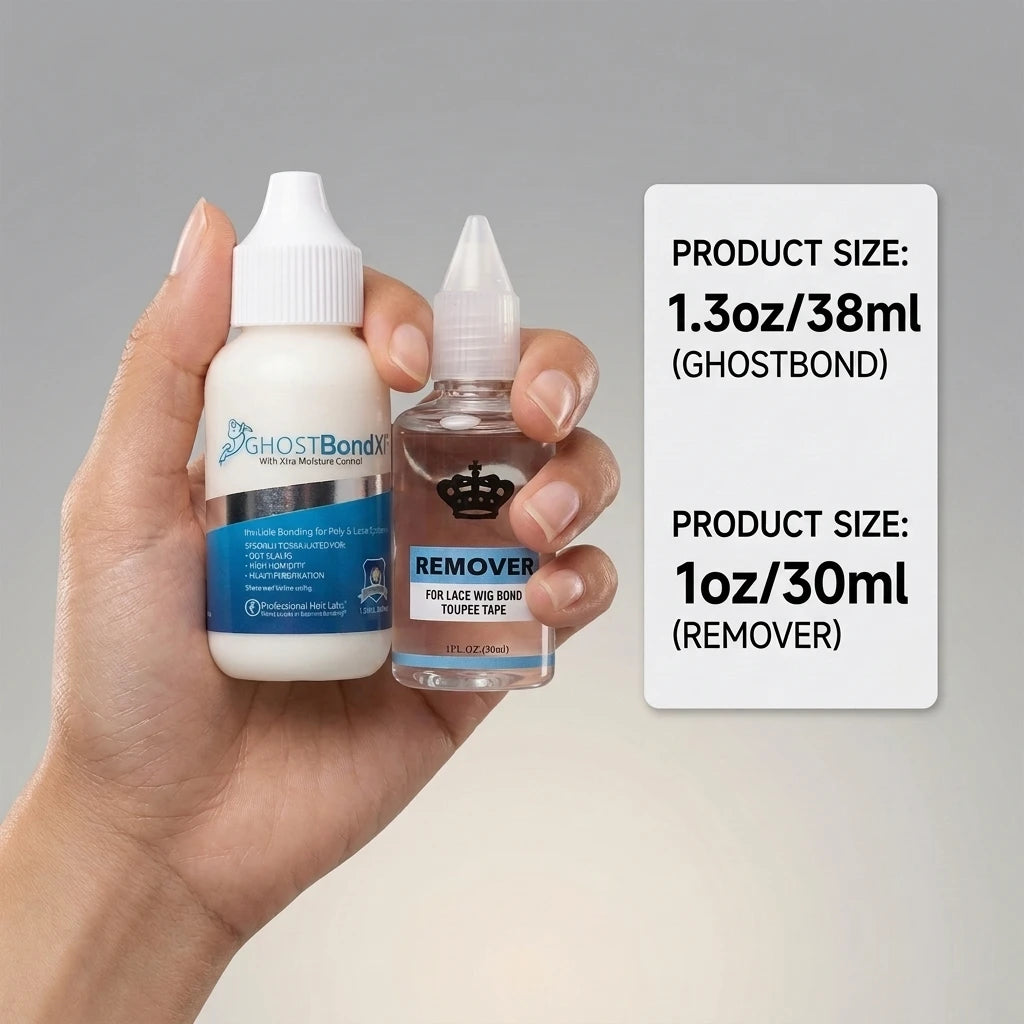 Wig glue kit specifications 38ml glue 30ml remover details