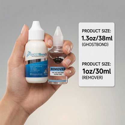 Wig glue kit specifications 38ml glue 30ml remover details