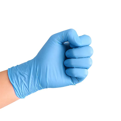 Waterproof nitrile protective gloves