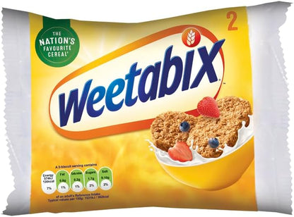 weetabix 48x2 cereal wholegrain fibre rich