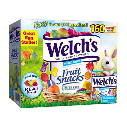 Welch's Easter Fruit Snacks 160 Pouches variety pack