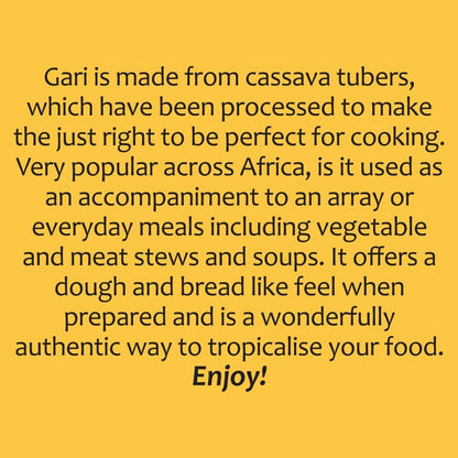 Authentic fermented cassava food staple product