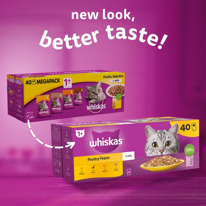 jelly based wet food pouches for adult cats