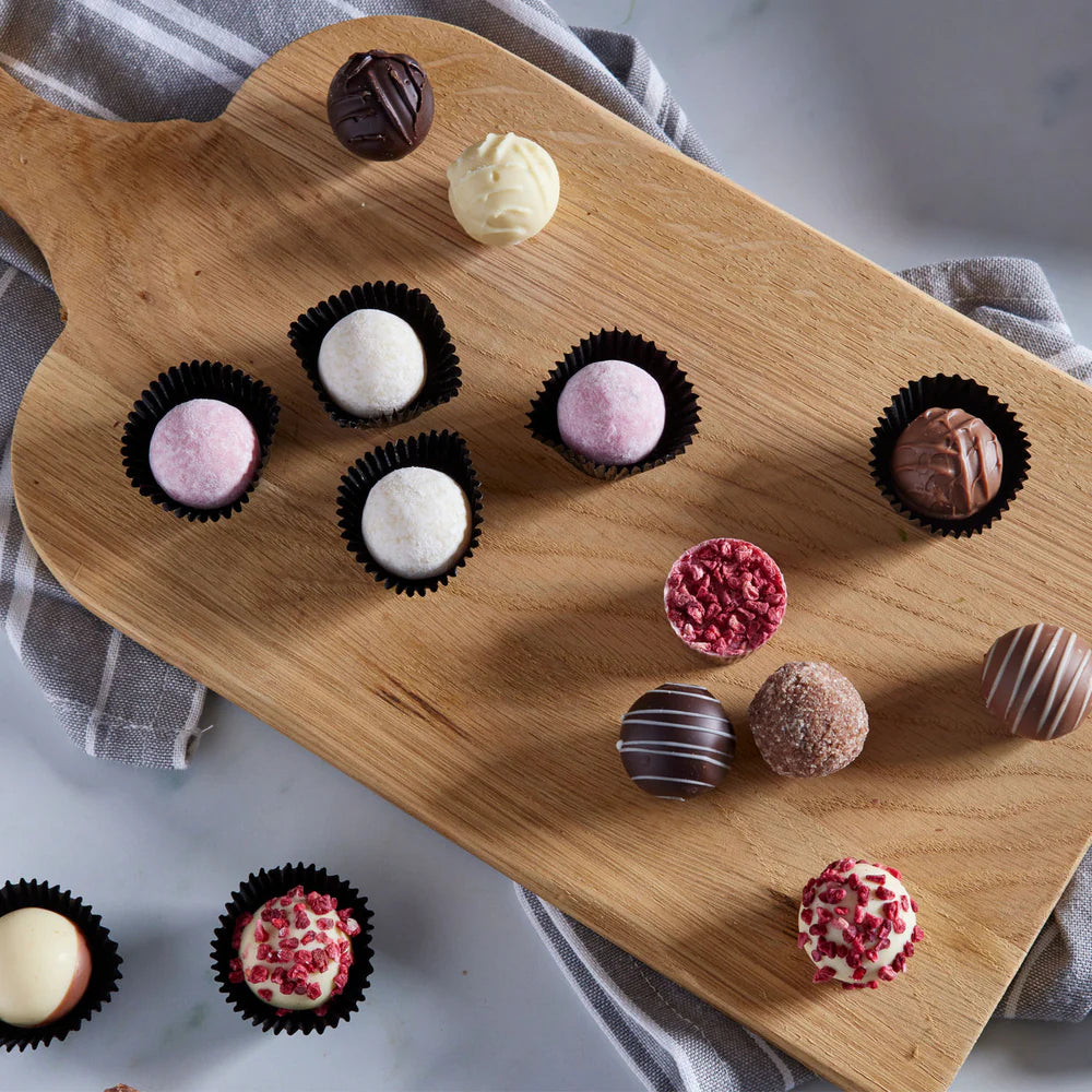 Vegetarian friendly chocolate truffles