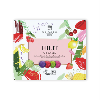 Whitakers Dark Chocolate Fruit Fondant Creams 200g selection box