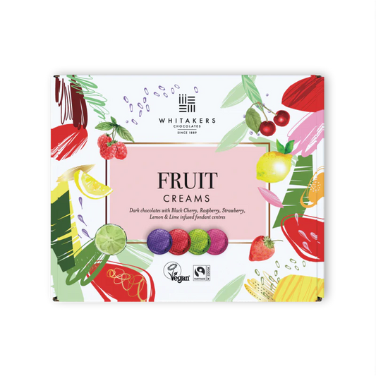 Whitakers Dark Chocolate Fruit Fondant Creams 200g selection box