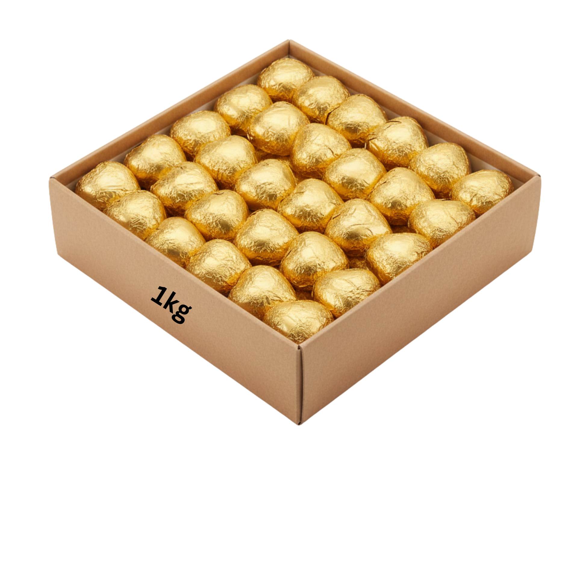 Whitakers Gold Chocolate Hearts Foiled Milk Chocolate