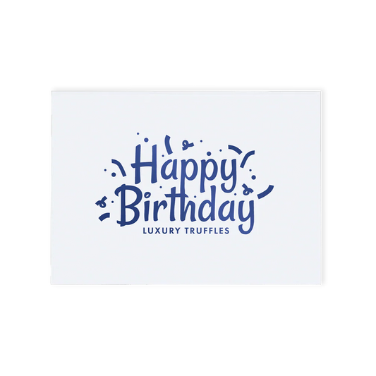 Whitakers Happy Birthday 12 Chocolate Truffle Gift Box 145g