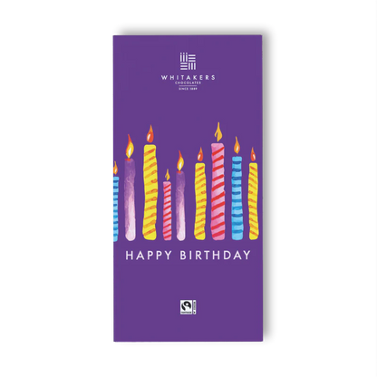 Whitakers Happy Birthdays Milk Chocolate Bar 90g