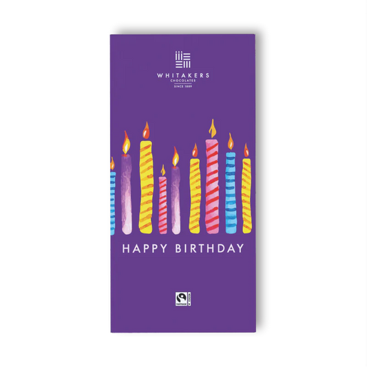 Whitakers Happy Birthdays Milk Chocolate Bar 90g