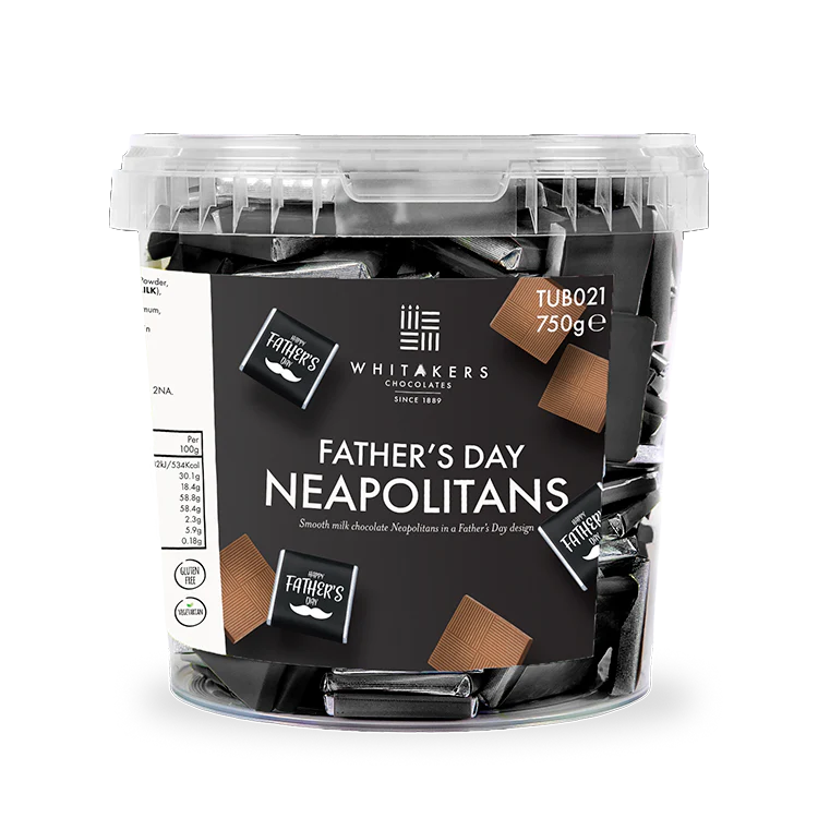 Whitakers Milk Chocolate Father's Day Neapolitans 750g
