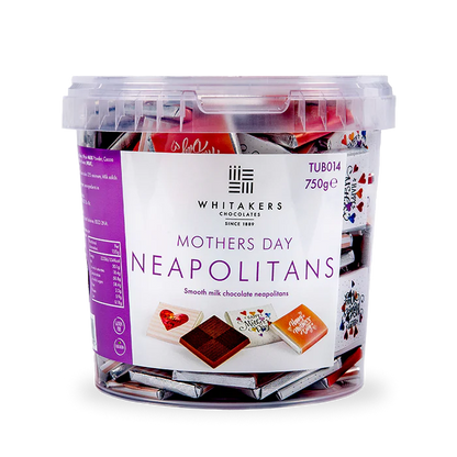 Whitakers Milk Chocolate Mothers Day Neapolitan Tub 750g