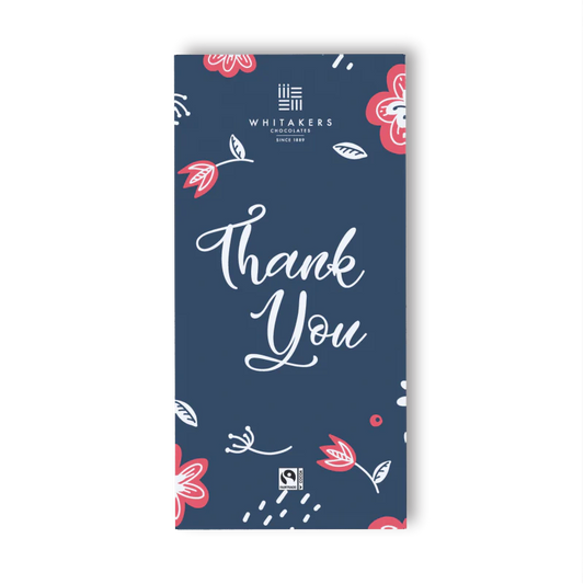 Whitakers Thank You Flowers Milk Chocolate Bar 90g