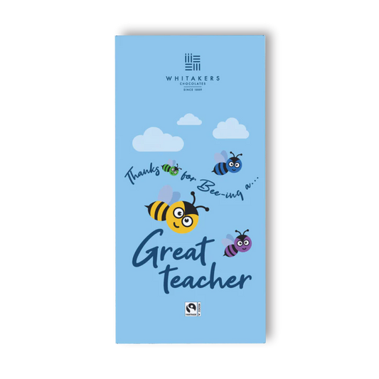Whitakers Thank You Teacher Milk Chocolate Bar 90g gift