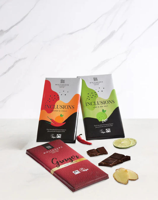 Whitakers Vegan-Friendly Dark Chocolate Treats Trio