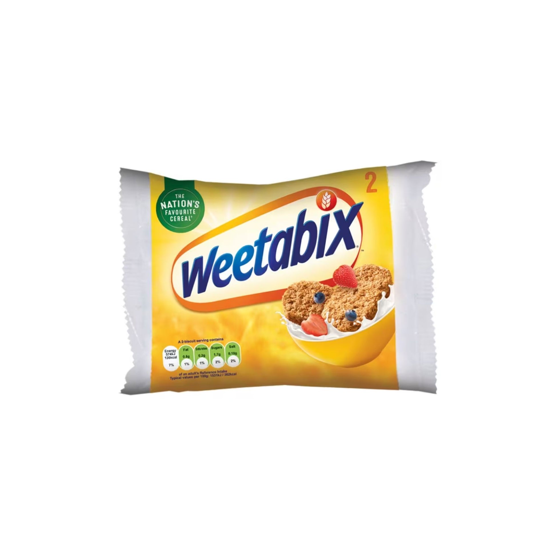 Individually wrapped Weetabix cereal portions