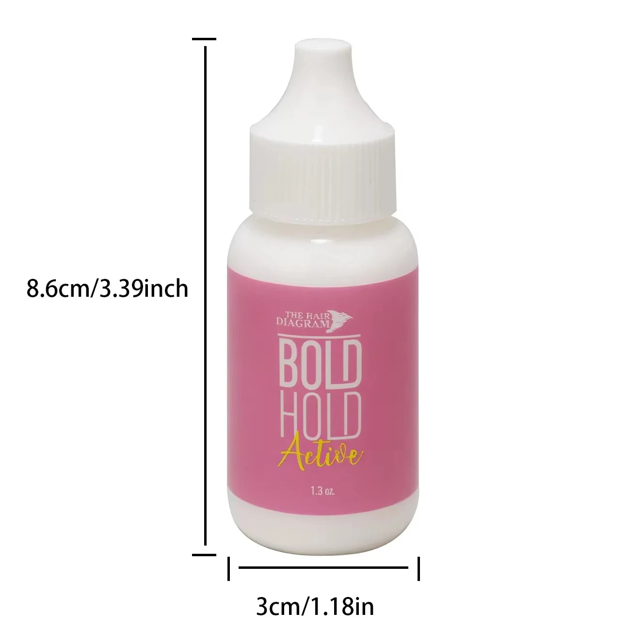 Mild wig glue bottle detail label ingredients water based