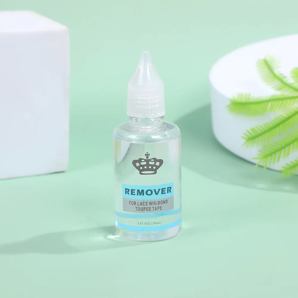 Secure wig installation adhesive with safe removal solvent