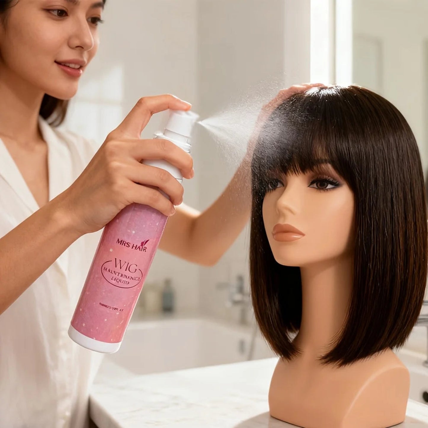 Wig care spray 100ml anti frizz conditioner synthetic hair system