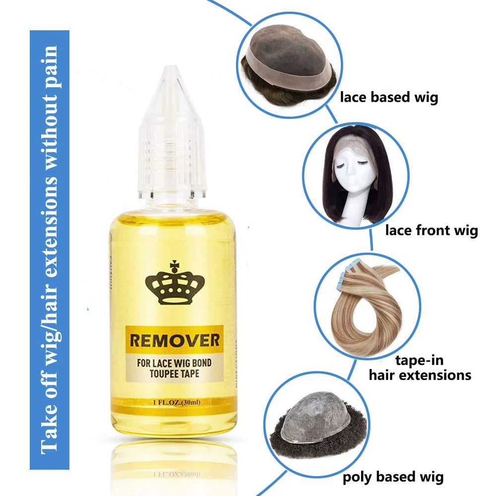 Wig glue and lace tint spray for natural lace blending