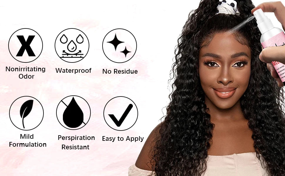 Wig melting spray for cosplay and daily wear