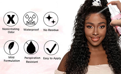 Professional wig adhesive spray for seamless installations