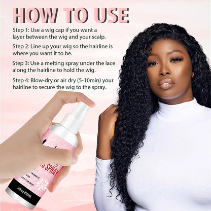 Long lasting lace wig adhesive with strong hold performance