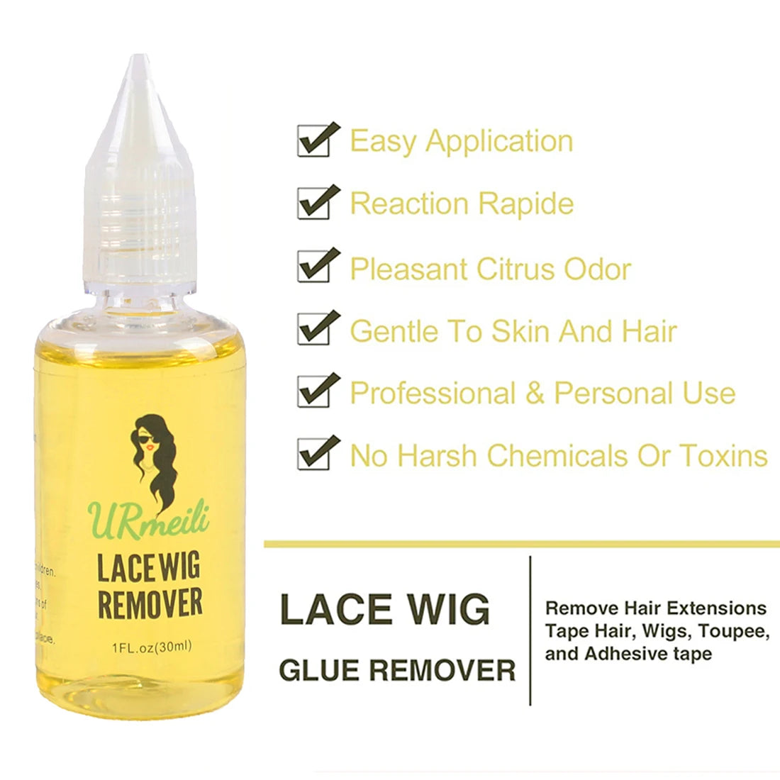 Professional lace wig styling and adhesive kit