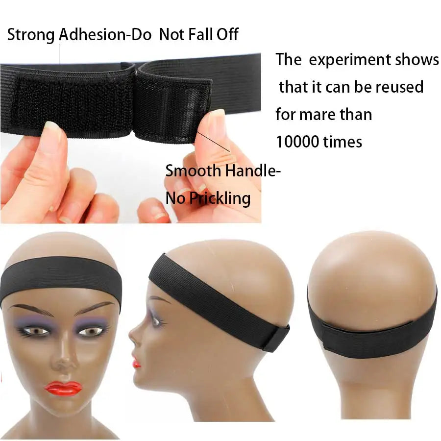 Wig edge wrap for professional styling results