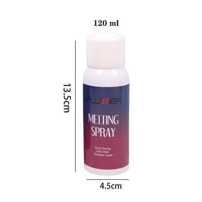 Professional wig styling spray for salon use