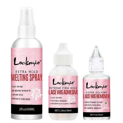 Lace wig hold spray for natural looking results