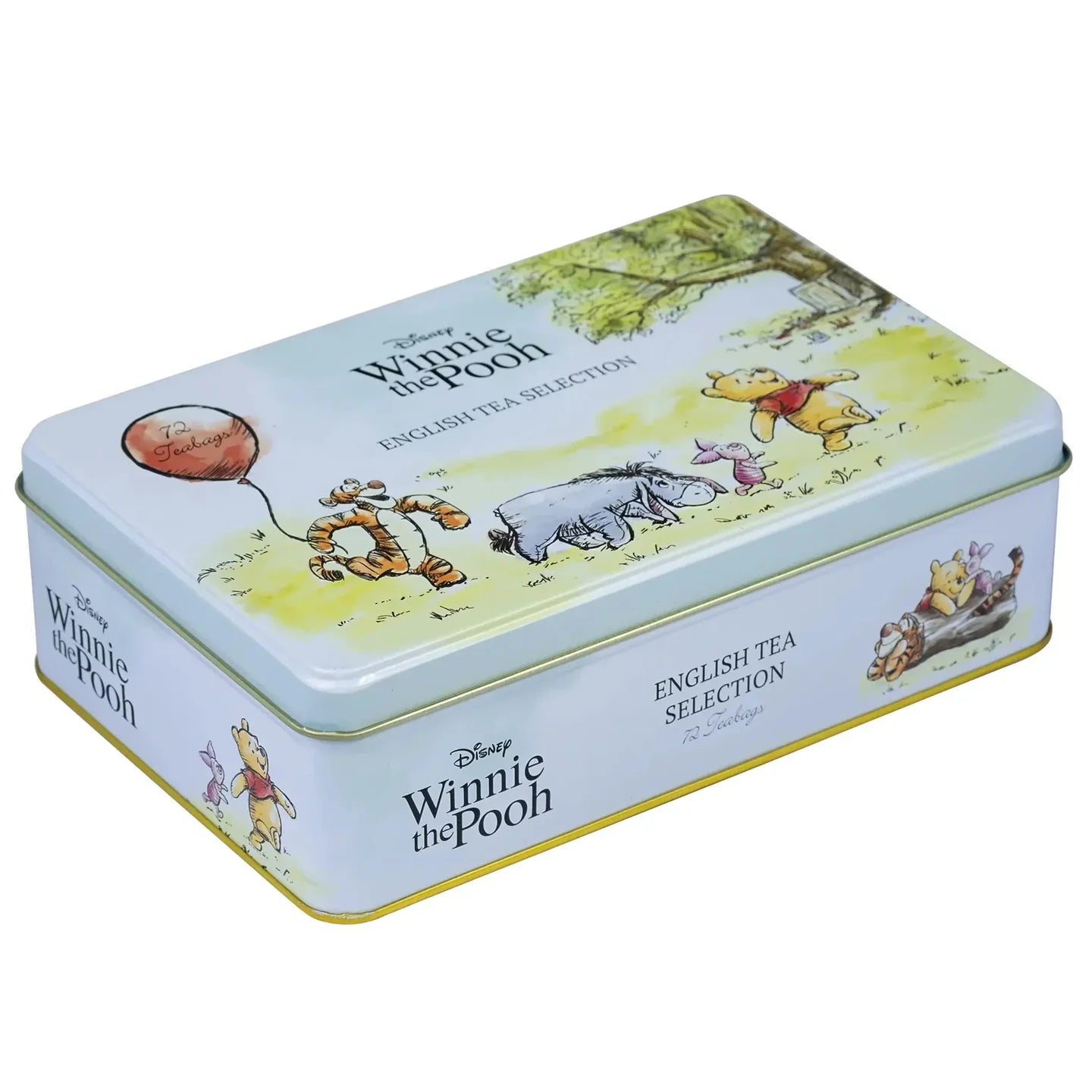 Collector’s tea tin featuring Hundred Acre Wood illustrations