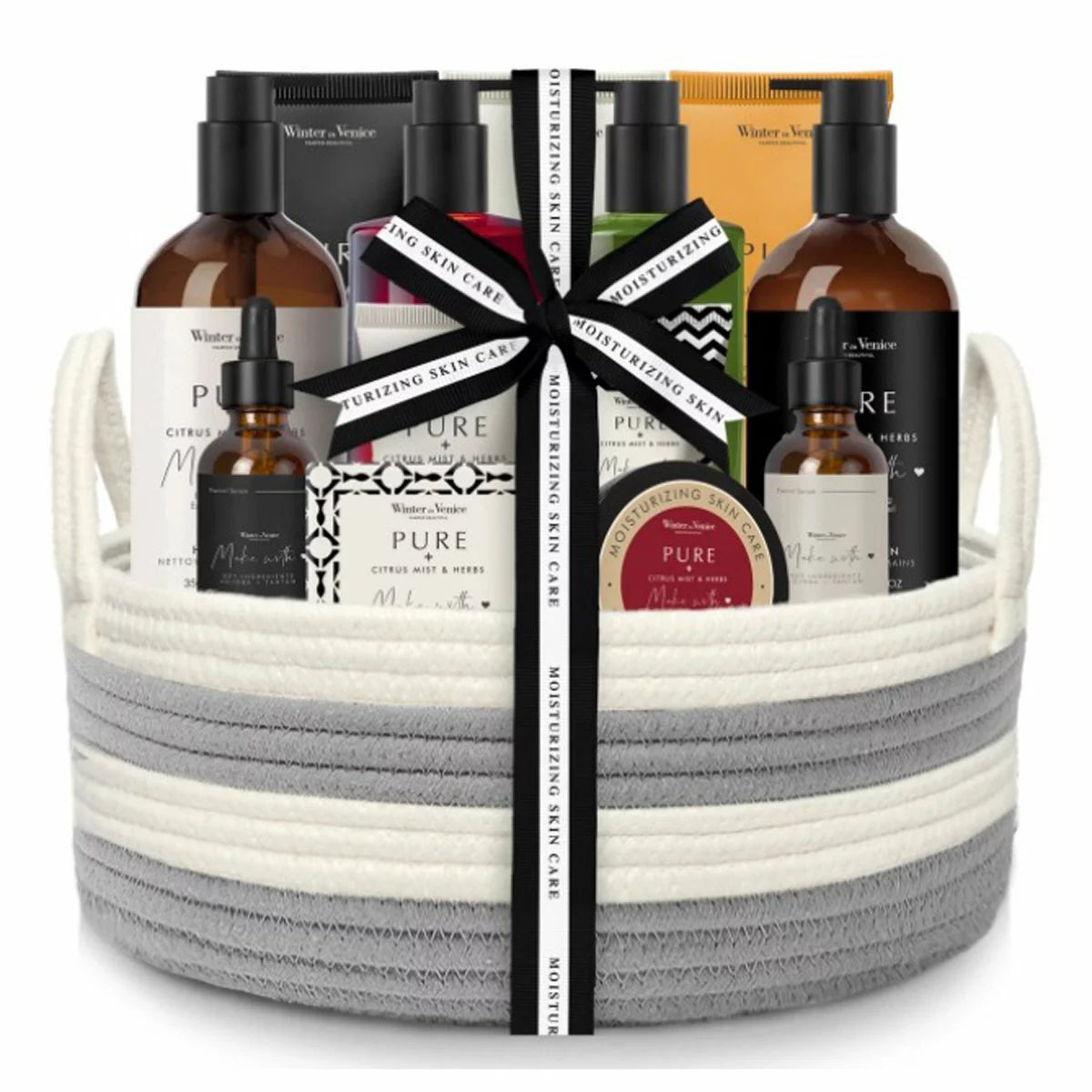 Luxury Winter in Venice skin care gift basket