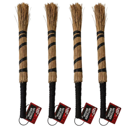 Halloween witches broom costume props 4 pack