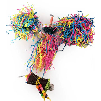 Bird foraging toys designed for natural behaviour