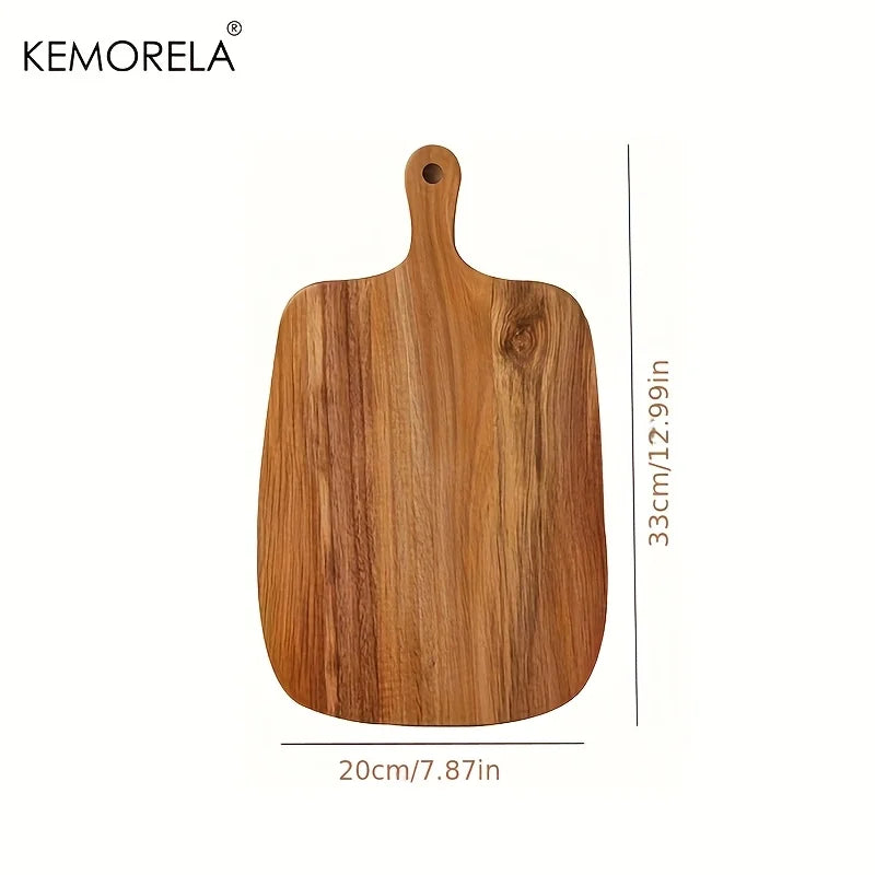 Wooden food preparation board for fish