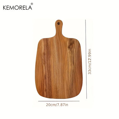 Wooden food preparation board for fish