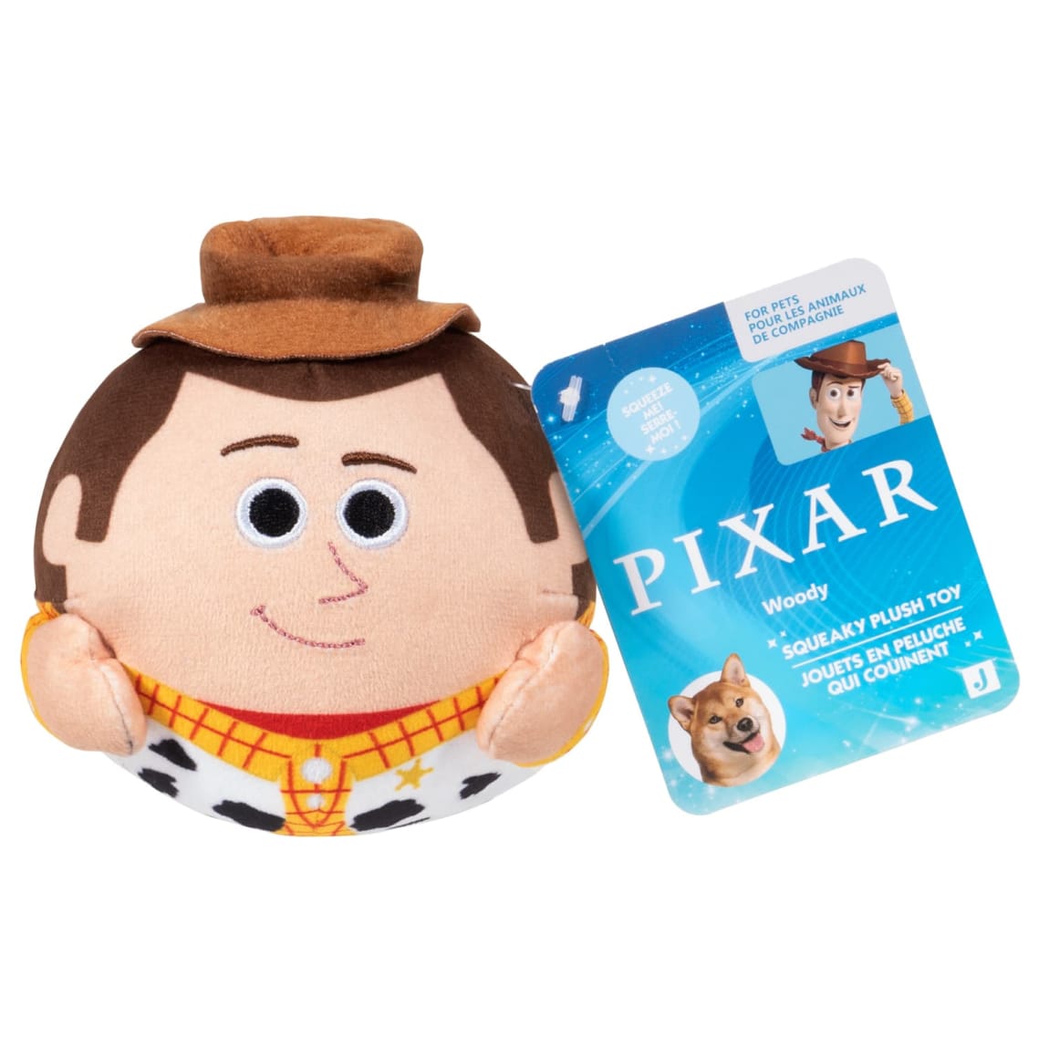 Buzz Lightyear themed soft pet toy ball
