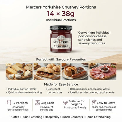 38g individual portions of Yorkshire chutney