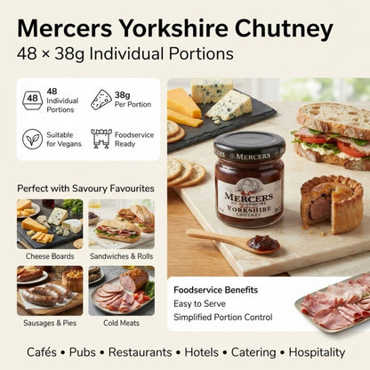 Individual Yorkshire chutney portions