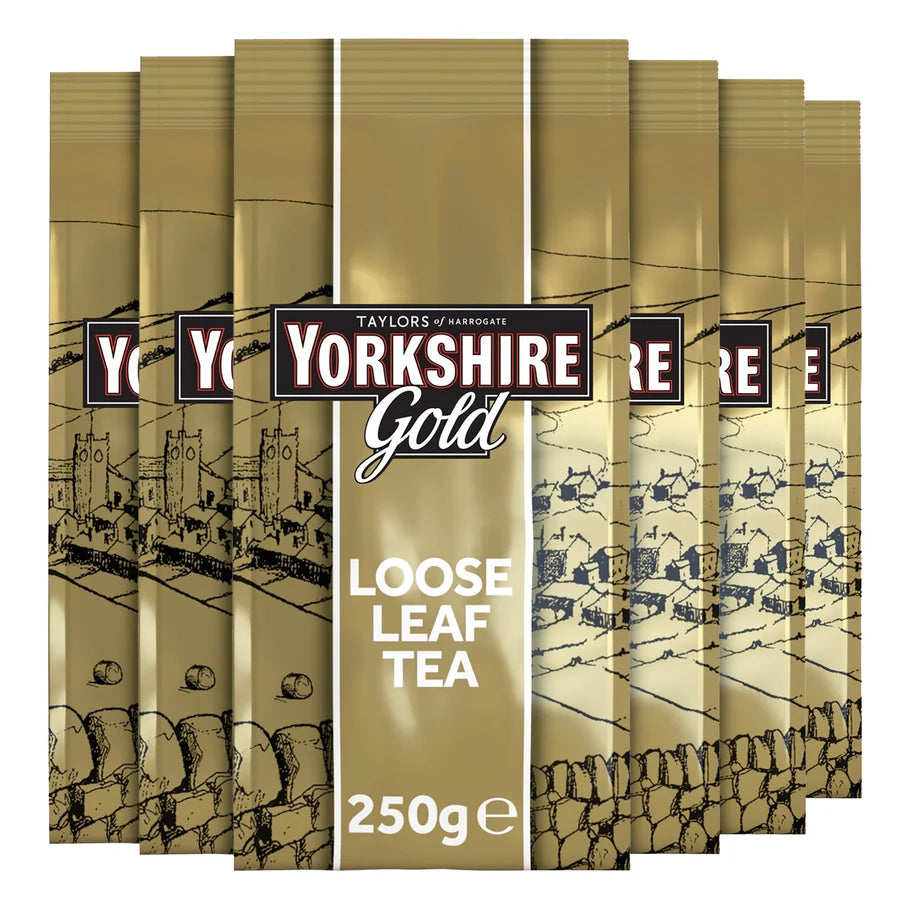 Yorkshire Gold Loose Leaf Tea 250g bag for rich, smooth brews