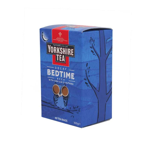 Image Alt Text:
Yorkshire Tea Bedtime Brew 40 decaf tea bags with herbs and spices
