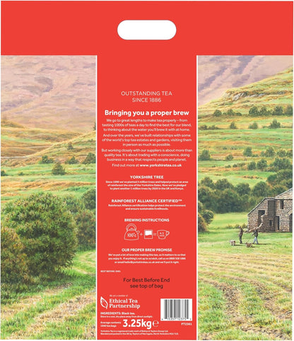 individually wrapped yorkshire tea bags